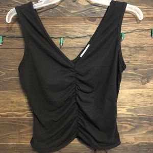 Black tank top
